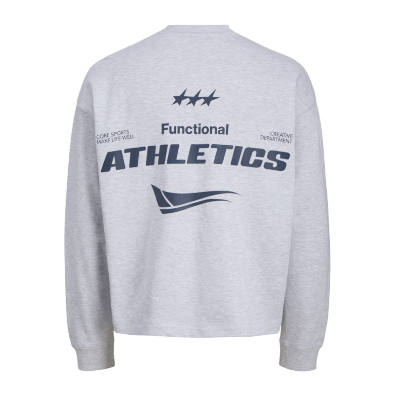 JACK & JONES JUNIOR Signal Sweatshirt - White Melange