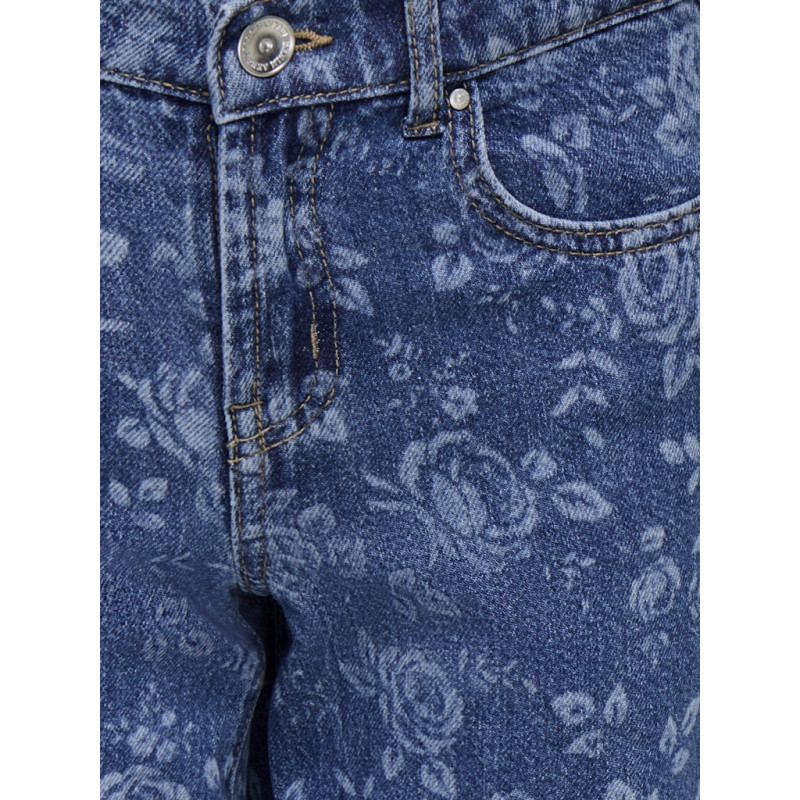 KIDS ONLY Hope Rose Jeans - Medium Blue Denim / Roses