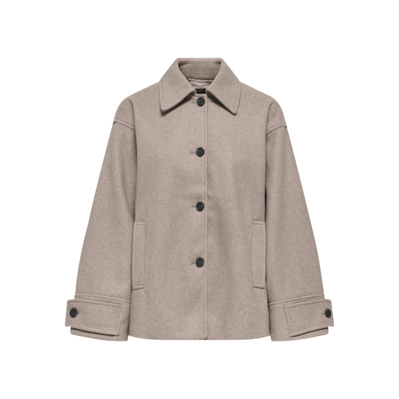 ONLY Adina Kort Jakke - Walnut