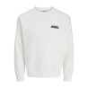 JJ REBEL Jim Sweatshirt - Cloud Dancer
