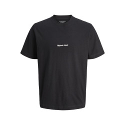 JACK & JONES Norrebro Broderet T-shirt - Sort