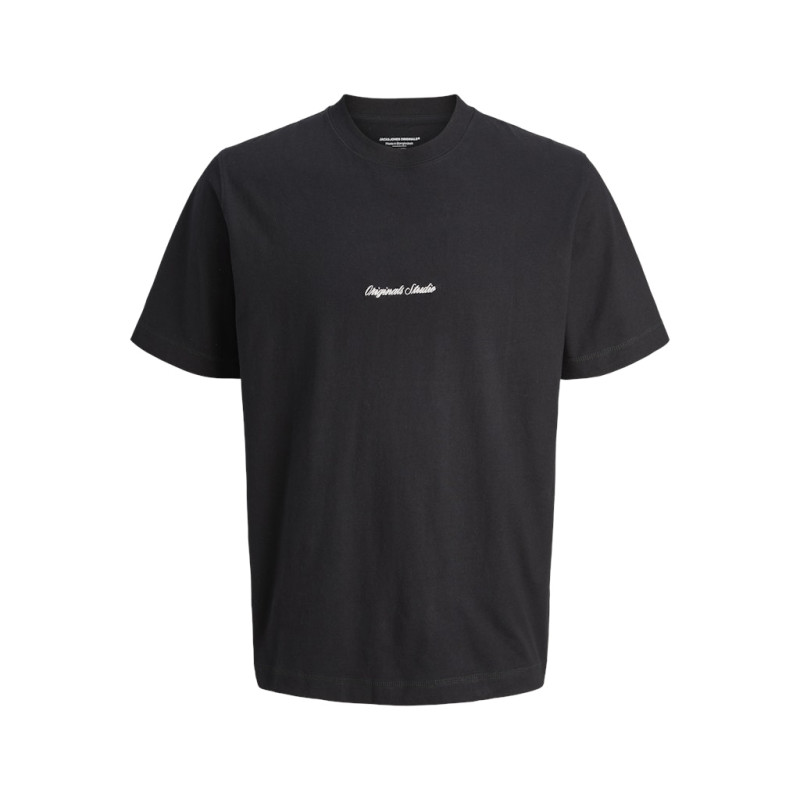 JACK & JONES Norrebro Broderet T-shirt - Sort