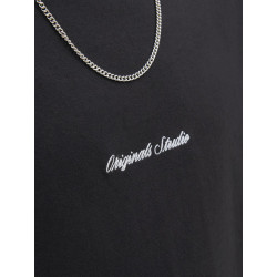 JACK & JONES Norrebro Broderet T-shirt - Sort