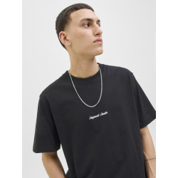 JACK & JONES Norrebro Broderet T-shirt - Sort