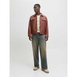 JACK & JONES Norrebro Broderet T-shirt - Antique White