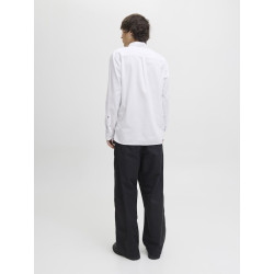 JACK & JONES Oxford Detail L/S Skjorte - Hvid