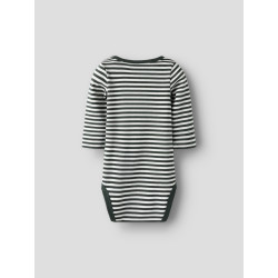 NAME IT BABY Kian Bodystocking - Cloud Dancer / Stripes