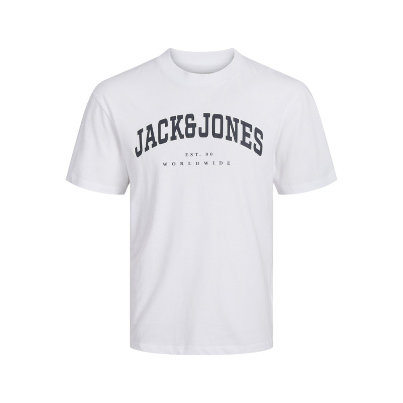 JACK & JONES Junior Caleb Varsity T-shirt - Hvid