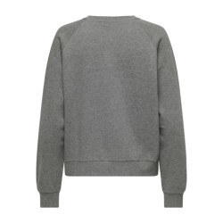 JDY Lena L/S Sweatshirt - Medium Grey Melange