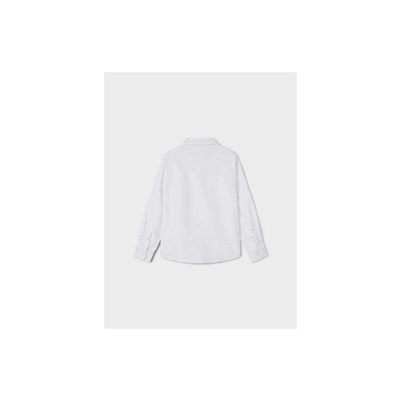 NAME IT Kids Newsa L/S Skjorte - Bright White