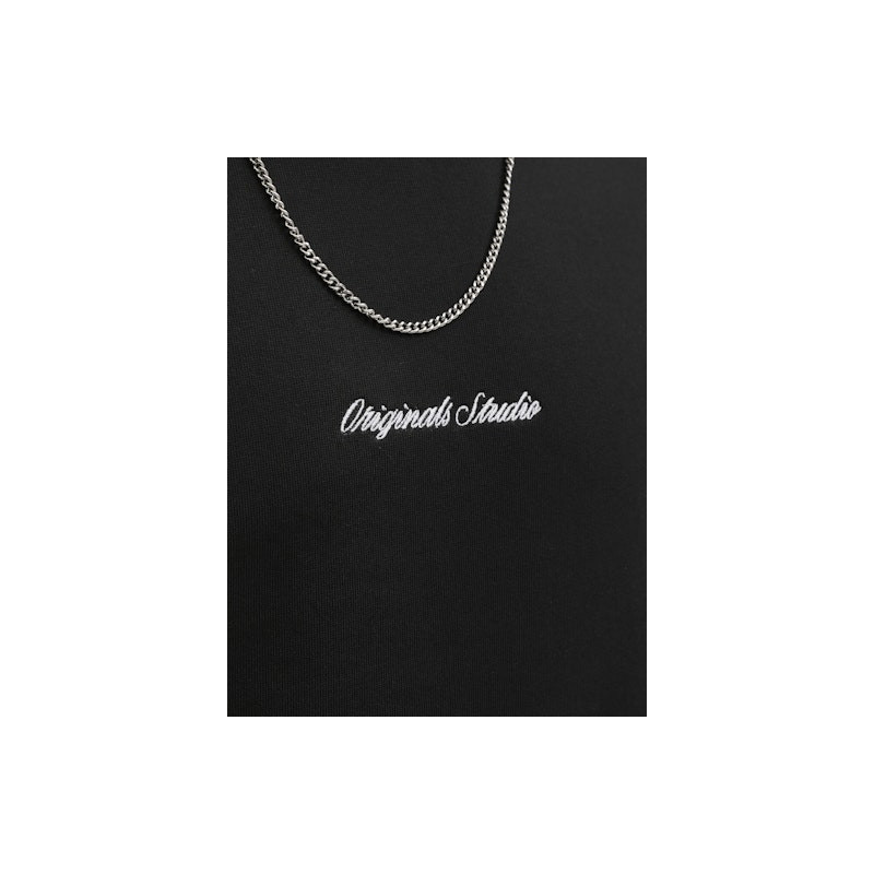 JACK & JONES Norrebro Broderet Sweatshirt - Sort