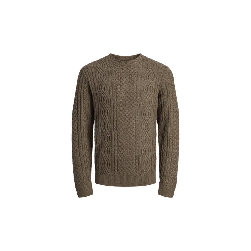 JACK & JONES Sean Kabelstrik Pullover -  Malt Ball