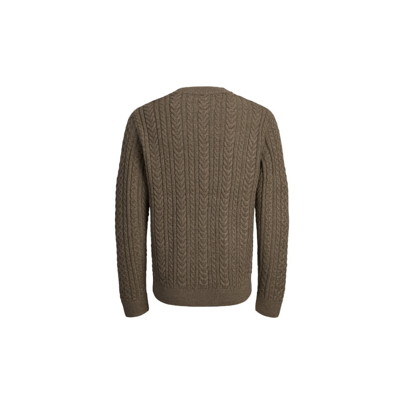 JACK & JONES Sean Kabelstrik Pullover -  Malt Ball