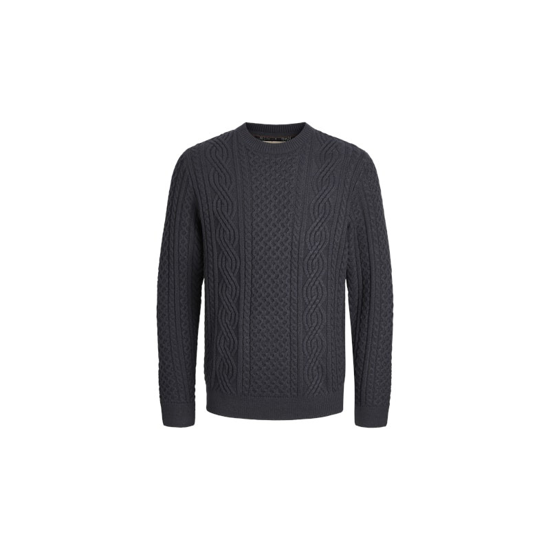 JACK & JONES Sean Kabelstrik Pullover - Dark Navy