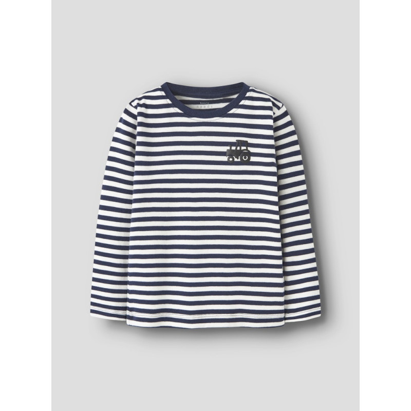 NAME IT MINI Villy L/S BLuse - Navy Blazer / Tractor