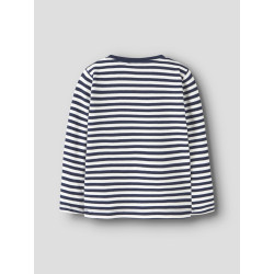 NAME IT MINI Villy L/S BLuse - Navy Blazer / Tractor