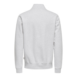 ONLY & SONS Ceres Sweatshirt - Super Light Grey Melange