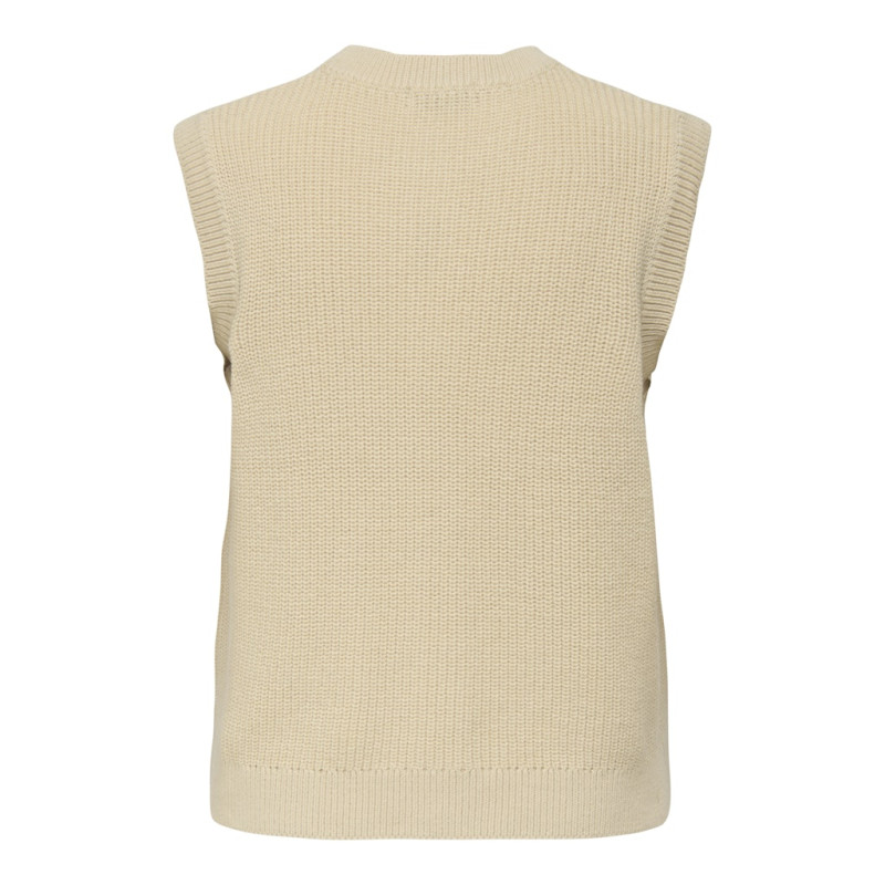 JDY Stella Strik Vest - Whitecap Gray