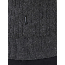 JACK & JONES Emil Strik Sweater - Dark Grey Melange