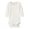 NAME IT Baby Kab L/S Bodystocking - Cloud Dancer