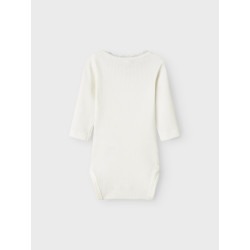 NAME IT Baby Kab L/S Bodystocking - Cloud Dancer