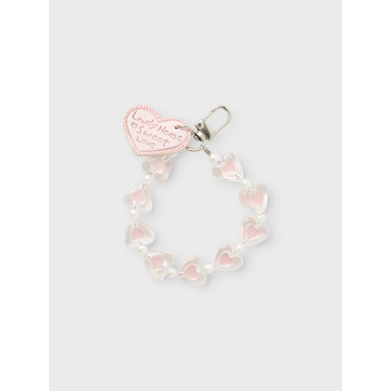 NAME IT KIDS Olulu Nøglering - Sweet Dreams / Pink Hearts