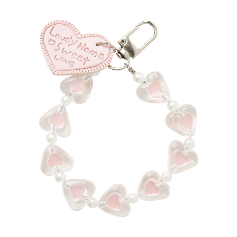 NAME IT KIDS Olulu Nøglering - Sweet Dreams / Pink Hearts