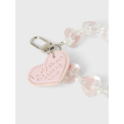 NAME IT KIDS Olulu Nøglering - Sweet Dreams / Pink Hearts