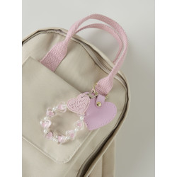 NAME IT KIDS Olulu Nøglering - Sweet Dreams / Pink Hearts