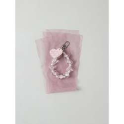 NAME IT KIDS Olulu Nøglering - Sweet Dreams / Pink Hearts