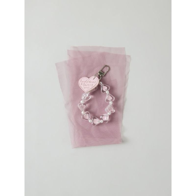 NAME IT KIDS Olulu Nøglering - Sweet Dreams / Pink Hearts