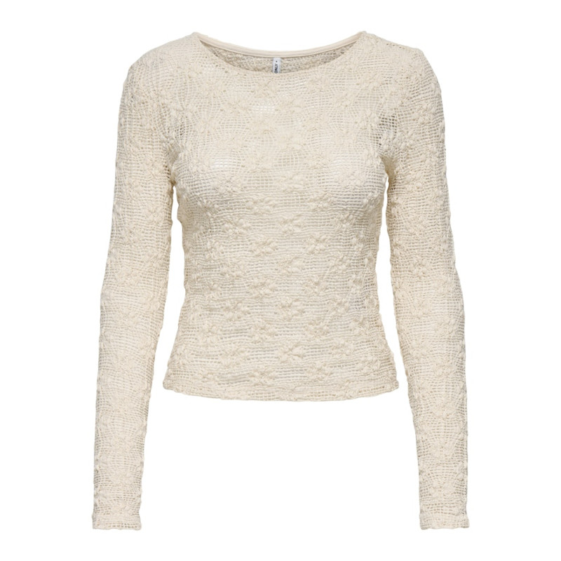 ONLY Lola L/S Blonde Bluse - Birch