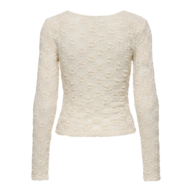 ONLY Lola L/S Blonde Bluse - Birch