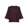 ONLY Simoni 3/4 strik pullover - Port Royale