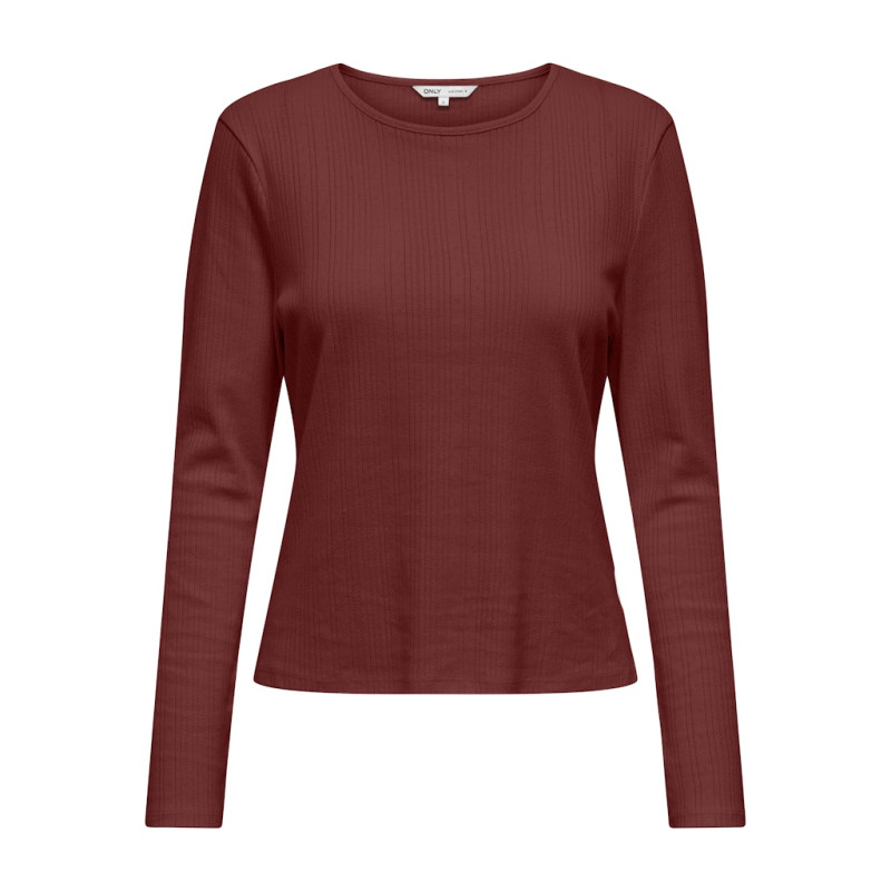 ONLY Bremen L/S Bluse - Madder Brown