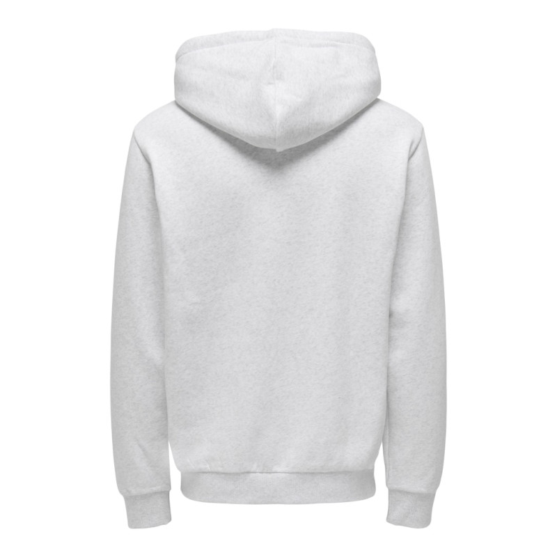 ONLY & SONS Ceres Hoodie - Super Light Grey Melange