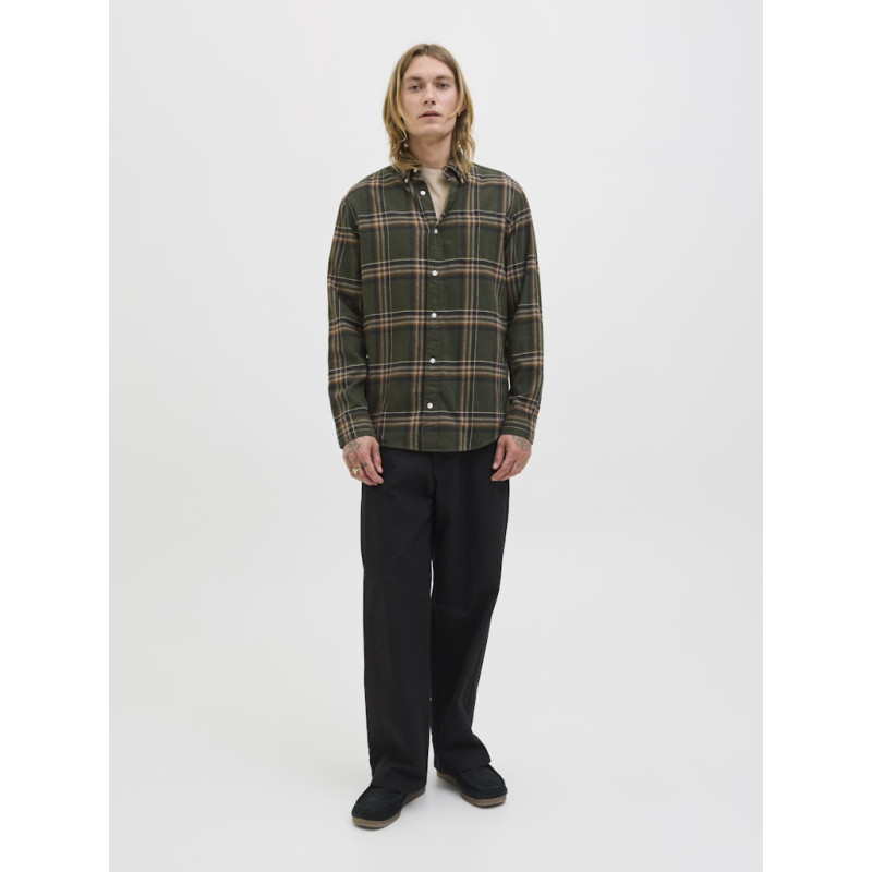 JACK & JONES Classic Flannel L/S Skjorte - Rosin