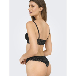 ONLY Chloe 3-Pak Blonde Trusser - Sort