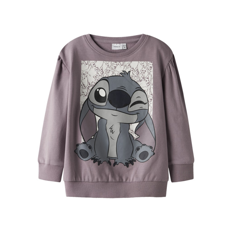 NAME IT Mini Arina Stitch Sweatshirt - Toadstool