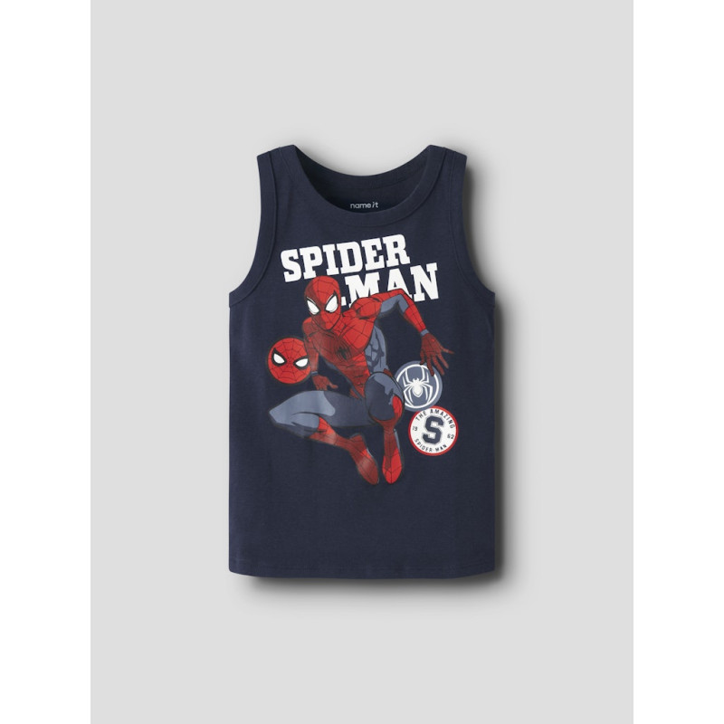 NAME IT MINI Ovile Spiderman Tank Top - Navy Blazer