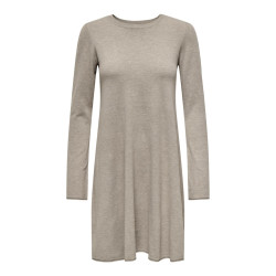 ONLY Amalio L/S Strik Kjole - Fungi