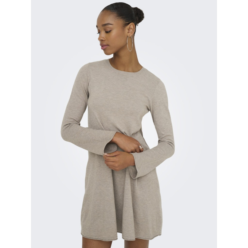 ONLY Amalio L/S Strik Kjole - Fungi