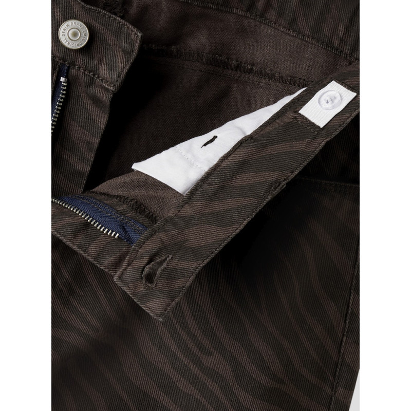 LMTD Zebra Twill Brede Bukser - Chocolate Brown