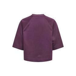 ONLY Dasie 2/4 Raglan Sweatshirt - Mauve Wine