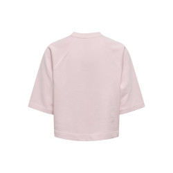 ONLY Dasie 2/4 Raglan Sweatshirt - Chalk Pink