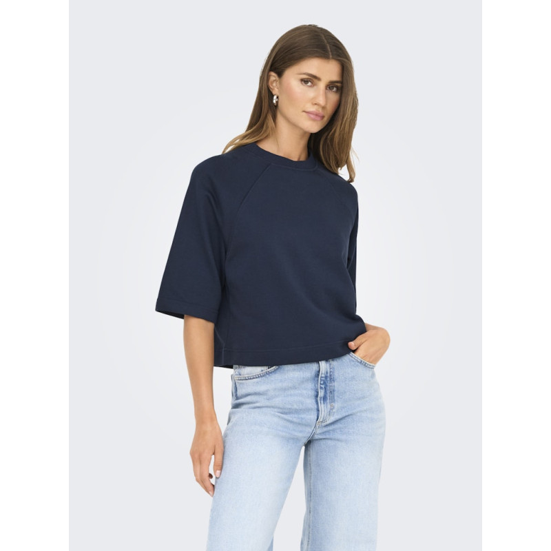 ONLY Dasie 2/4 Raglan Sweatshirt - Navy Blazer
