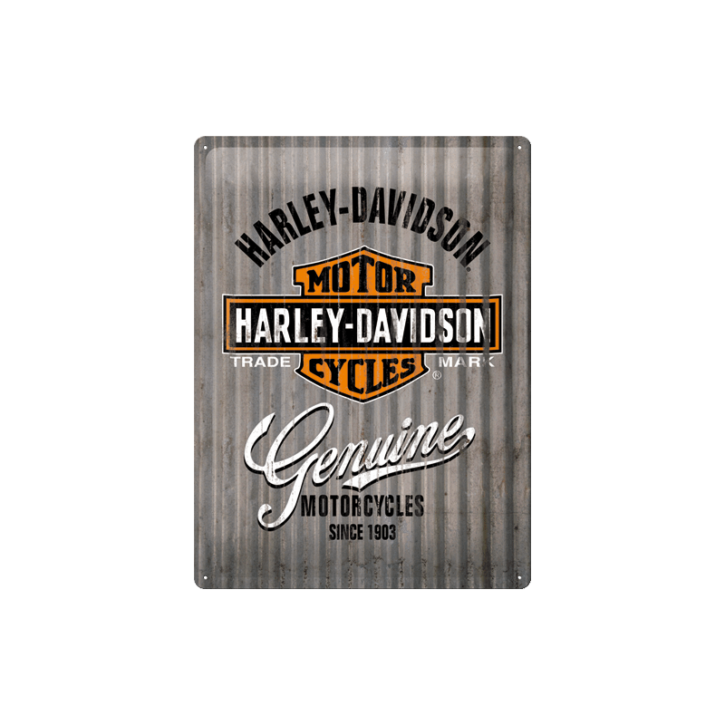Harley-Davidson Metal Wall Metal Skilt 30x40 cm.