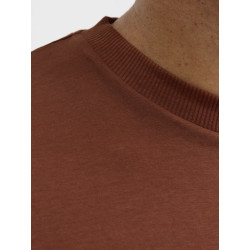JACK & JONES PLUS Caleb Varsity T-Shirt - Burnt Henna