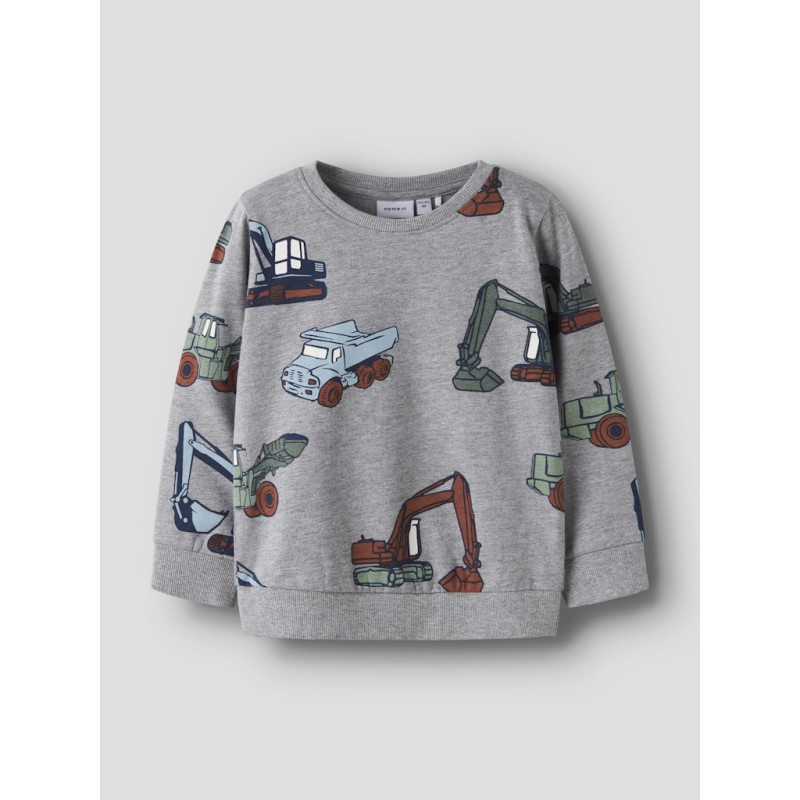 NAME IT MINI Nenean Sweatshirt - Grey Melange