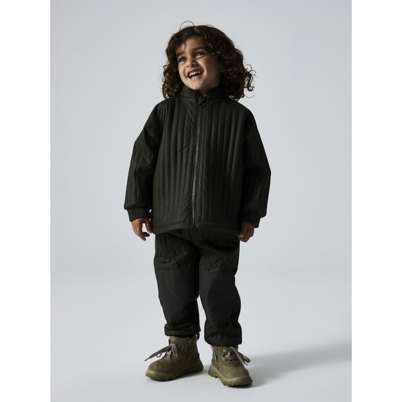 NAME IT MINI Mud Rub Quiltet Sæt - Rosin